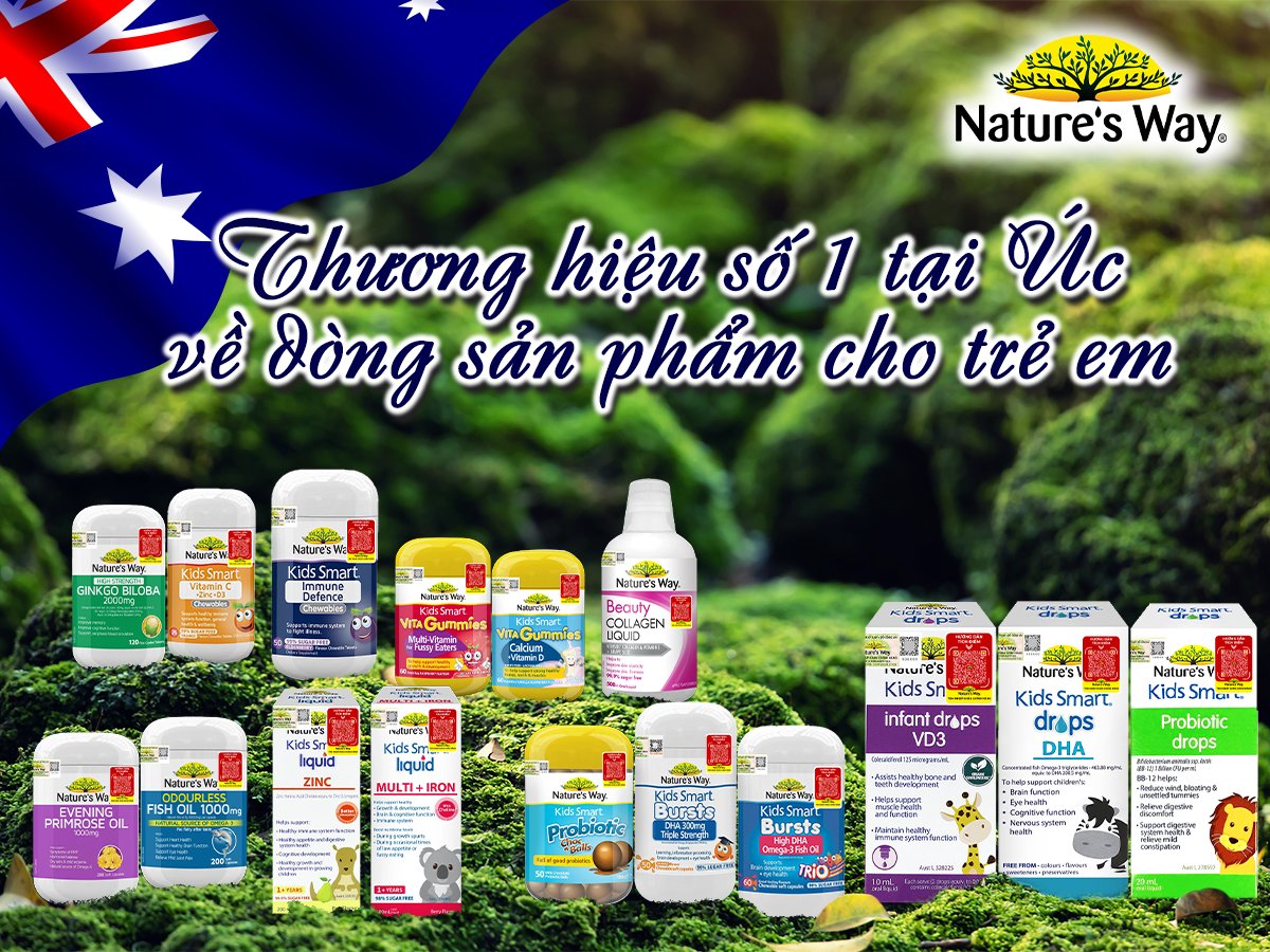 Fish Oil Nature's Way: Dầu cá không mùi đến từ thương hiệu nổi tiếng hàng đầu nước Úc