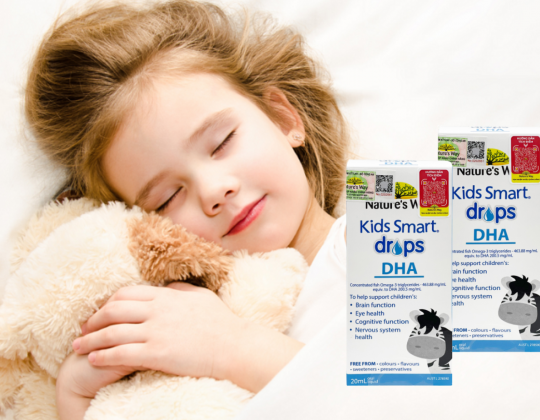 Nature's Way Kids Smart Drops DHA - Tuyệt chiêu giúp trẻ ngủ ngon và sâu giấc