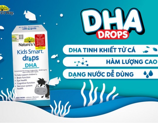 Nature’s Way Drops DHA - DHA tinh khiết từ Úc, được đông đảo các hot mom Việt tin dùng