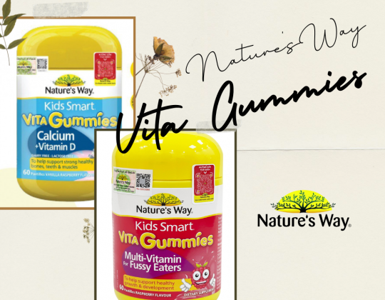 Review 2 sản phẩm Nature's Way Vita Gummies kích thích ăn ngon, bổ sung canxi cho bé