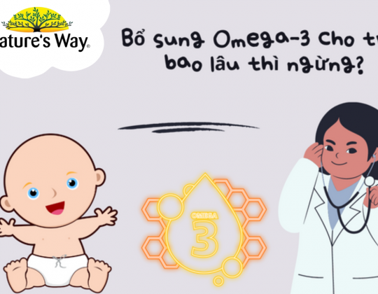 Nên bổ sung Omega-3 cho trẻ trong bao lâu thì tốt?