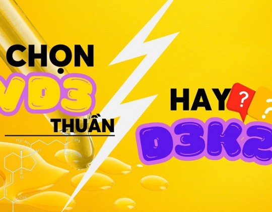 Nên uống D3 hay D3K2 cho trẻ sơ sinh? Đâu là sự lựa chọn tối ưu