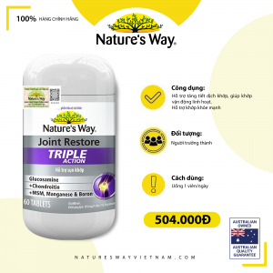 Nature's Way Joint Restore Triple Action - Viên uống hỗ trợ sụn khớp