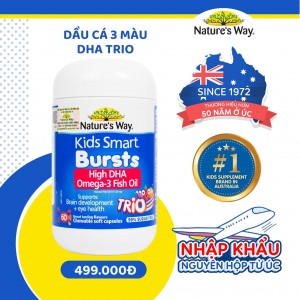 Nature's Way Omega-3 Fish Oil Trio - Hỗ trợ bổ sung Omega 3 cho bé