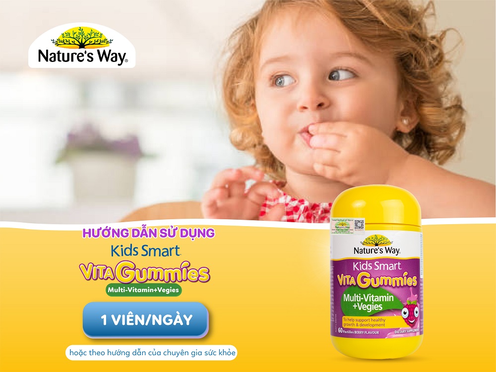 Nature's Way Kids Smart Vita Gummies Multi-vitamin+Vegies