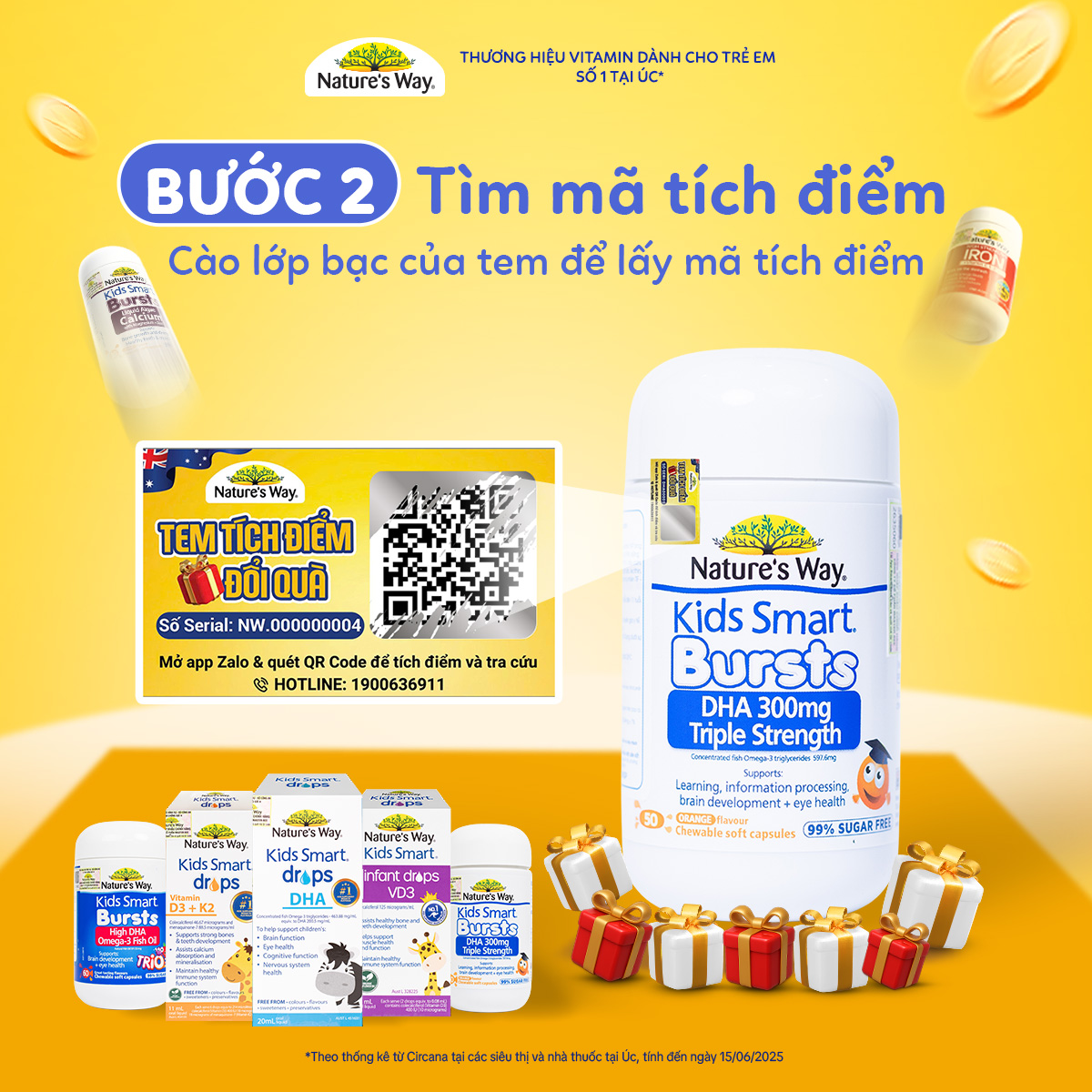 Tích điểm đổi quà Nature's Way 