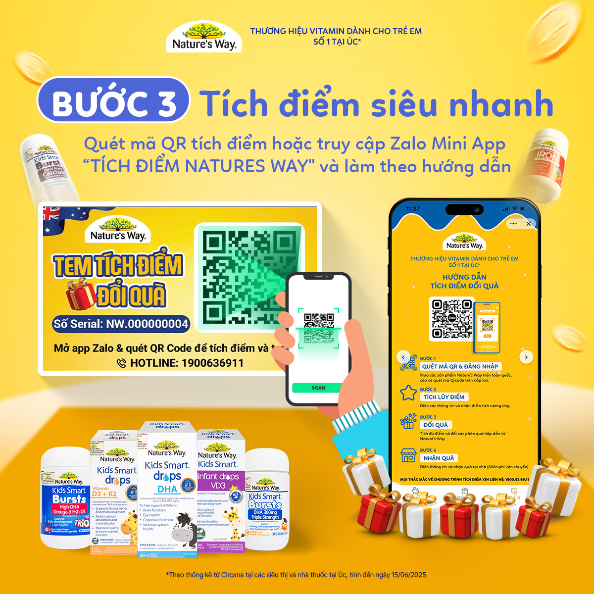 Tích điểm đổi quà Nature's Way 