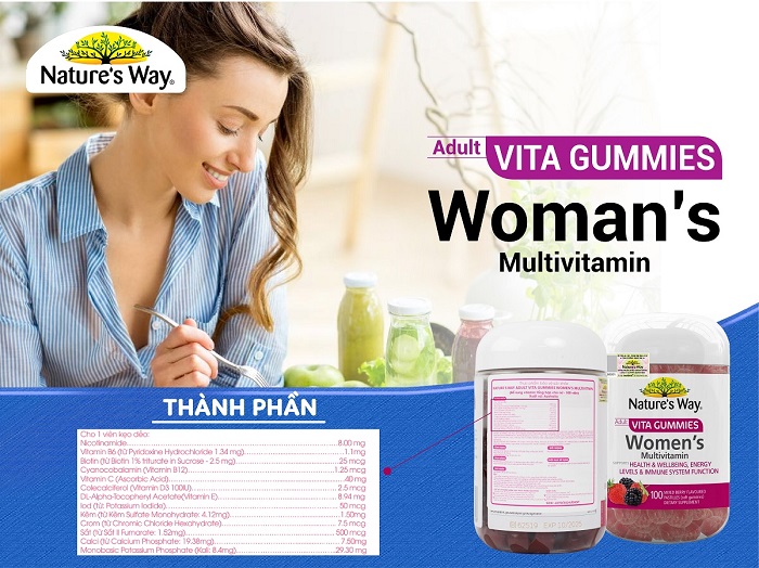 Nature’s Way Adult Vita Gummies Women’s Multivitamin 