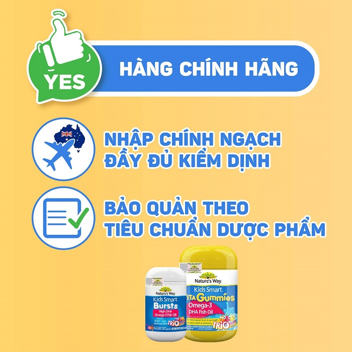 Nên dùng các sản phẩm Nature's Way chính hãng hay xách tay