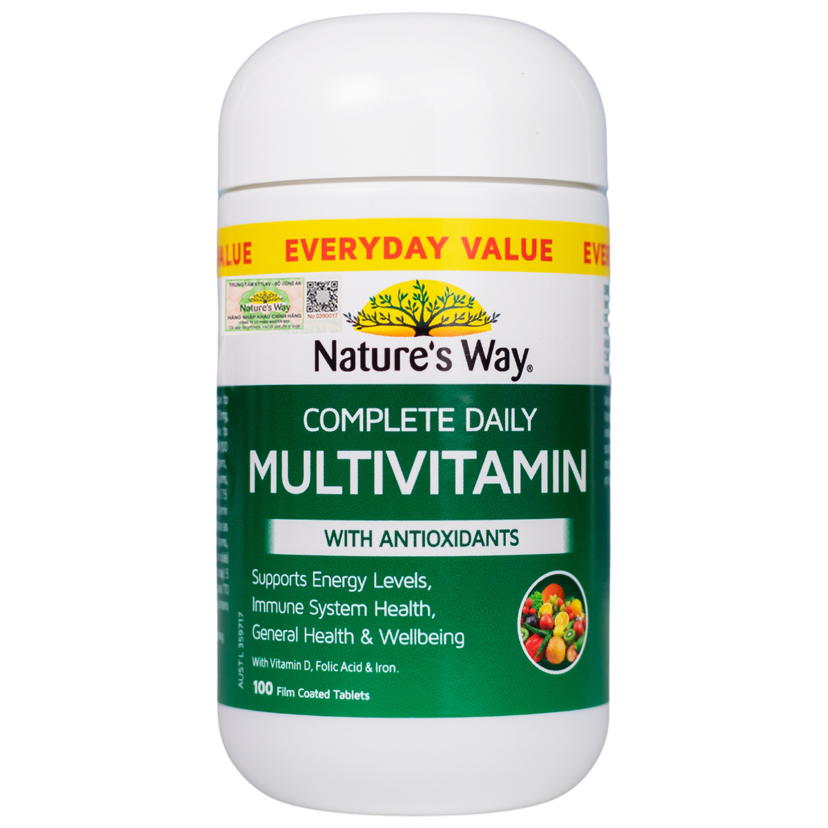 Nature’s Way Complete Daily Multivitamin - Bổ sung Vitamin và khoáng chất (100 viên)