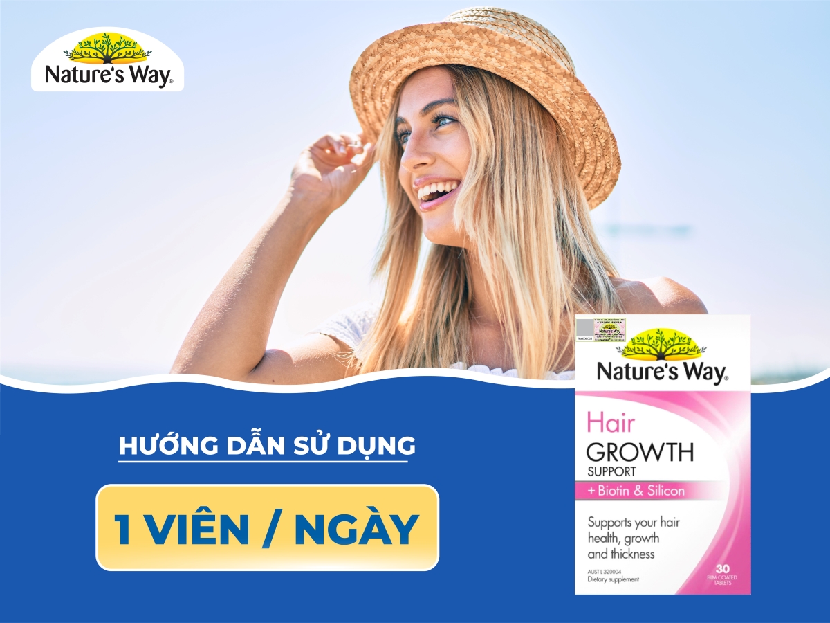 Nature’s Way Hair Growth Support + Biotin & Silicon