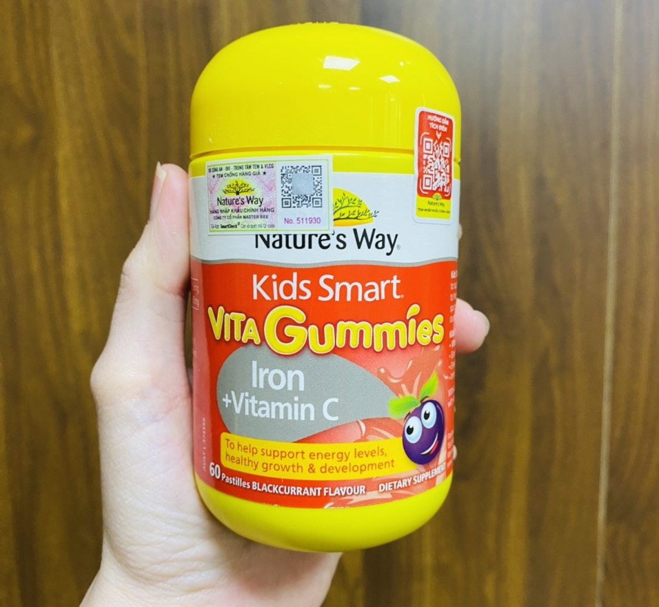 Nature’s Way High Strength Iron + Vitamin C – Bổ sung sắt và vitamin C cho trẻ