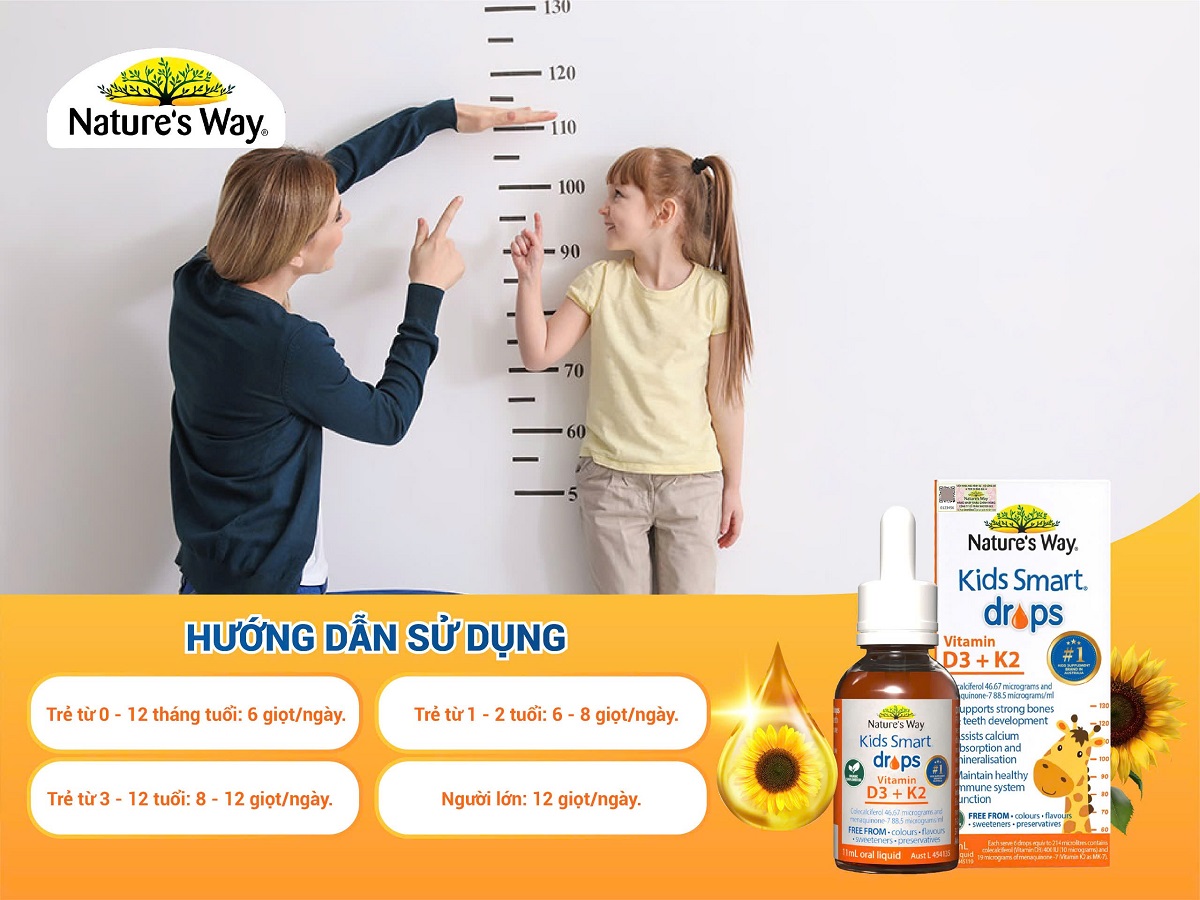 Nature's Way Kids Smart Drop Vitamin D3 + K2