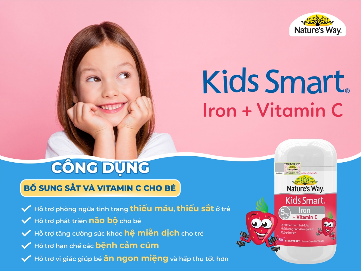 Nature's Way Kids Smart Iron + Vitamin C