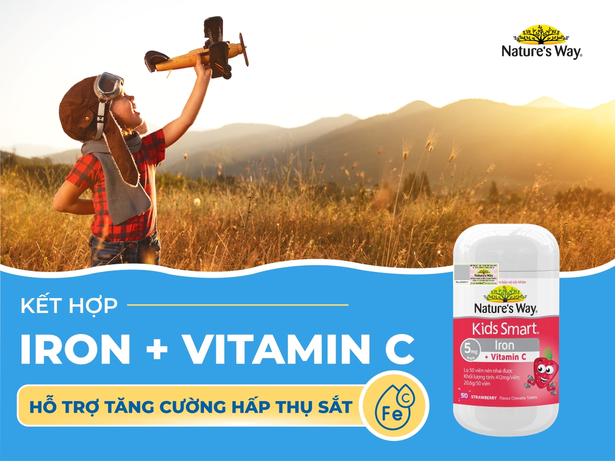 Nature's Way Kids Smart Iron + Vitamin C