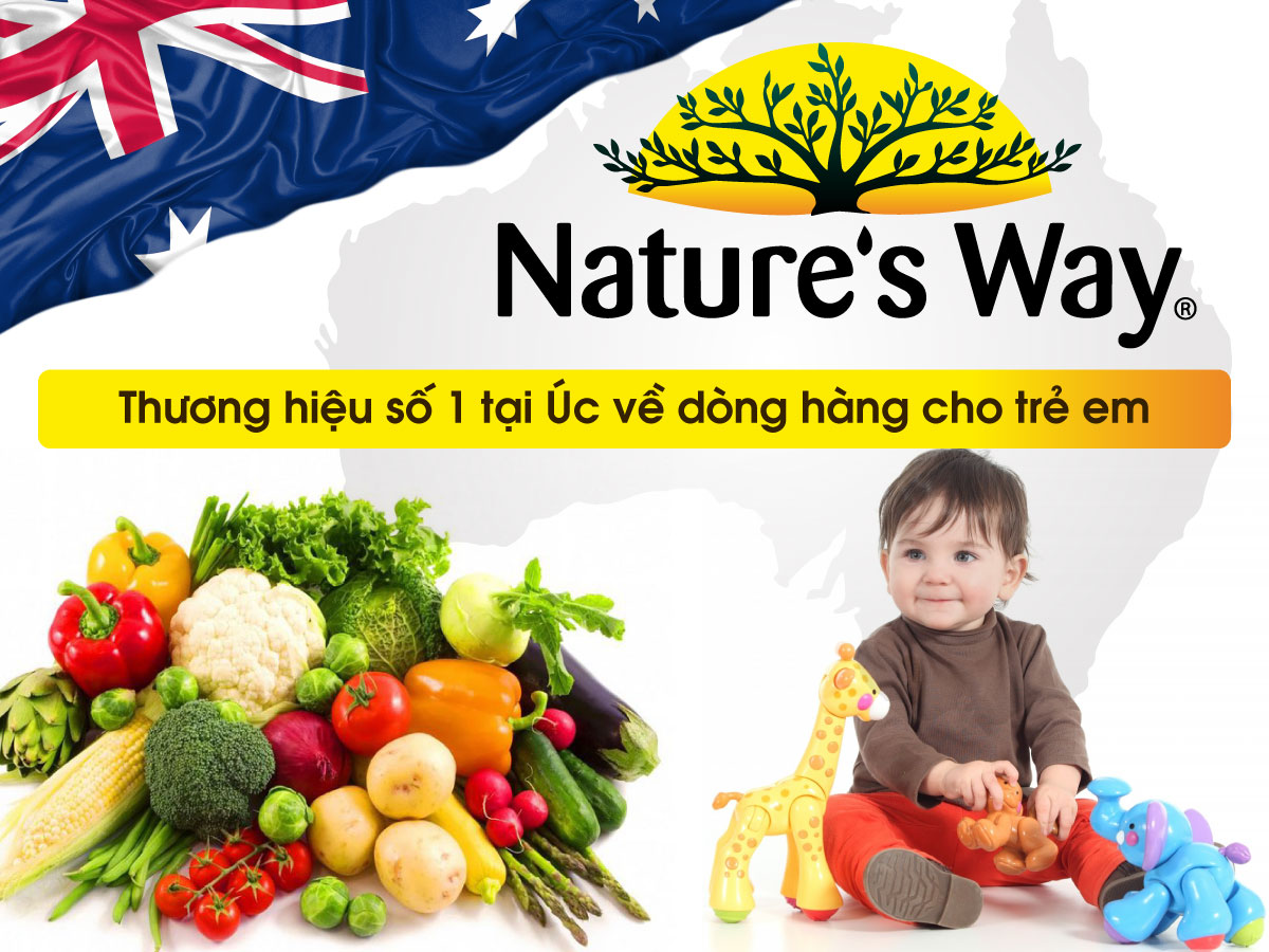 Nature's Way - Thương hiệu số 1 tại Úc về dòng sản phẩm cho trẻ em