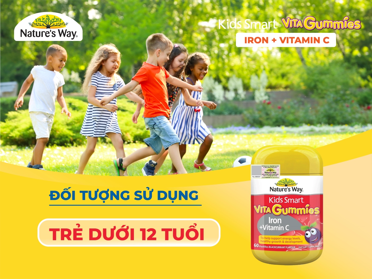 Nature’s Way Kids Smart Vita Gummies Iron + Vitamin C