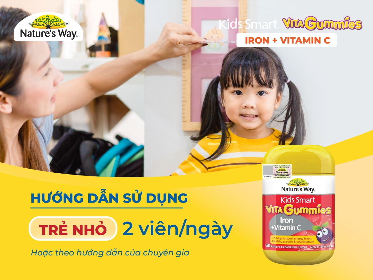 Nature’s Way Kids Smart Vita Gummies Iron + Vitamin C