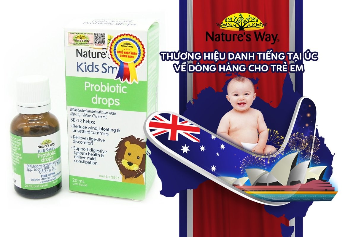Nature’s Way - Thương hiệu cao cấp tại Úc về dòng sản phẩm bảo vệ sức khỏe cho trẻ em