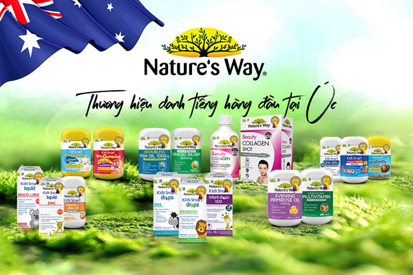 Nature’s Way - Thương hiệu dang tiếng cả về dòng sản phẩm cho trẻ em và làm đẹp