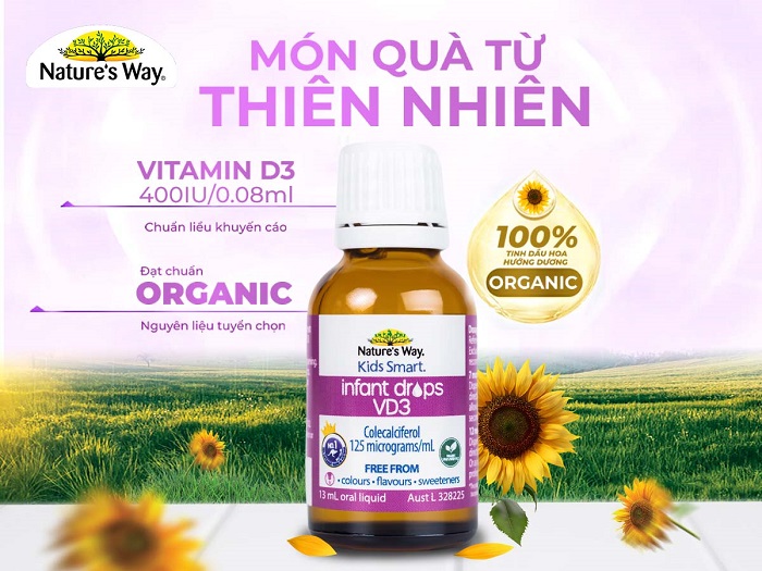 D3 thuần Organic Nature's Way