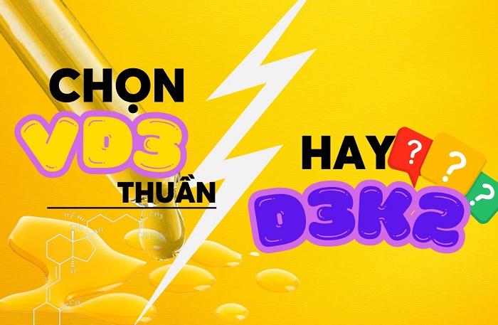 Nên uống D3 hay D3K2 cho trẻ sơ sinh