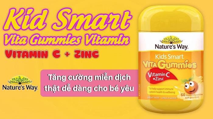 Kẹo dẻo Nature's Way Vitamin C + ZinC