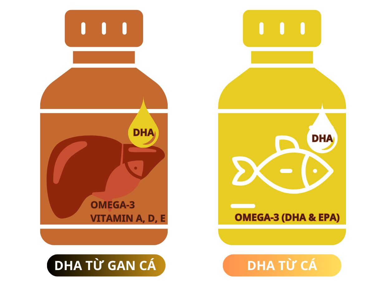 Tại sao không nên dùng DHA chiết xuất từ gan cá cho trẻ?