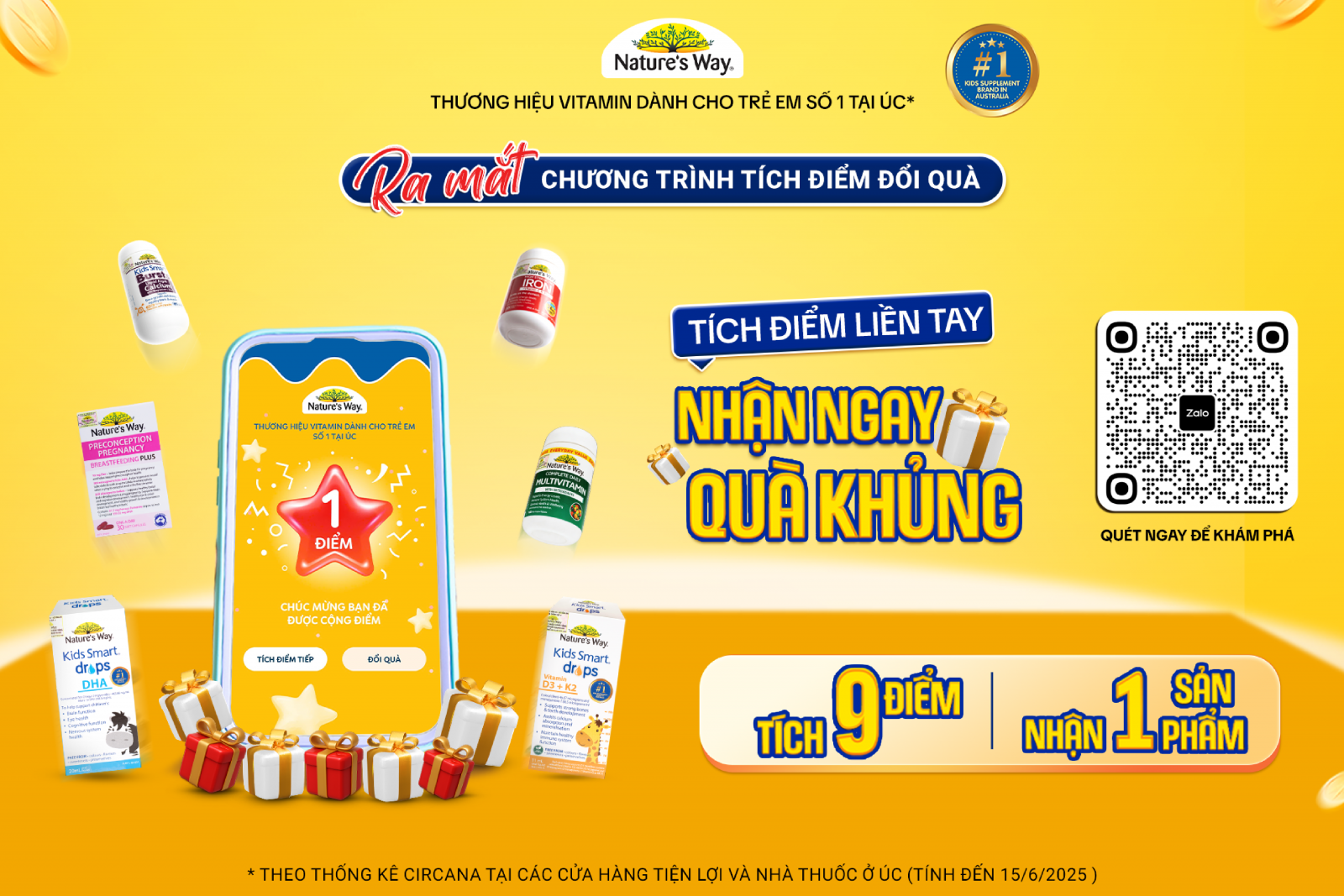 Tích điểm đổi quà Nature's Way 